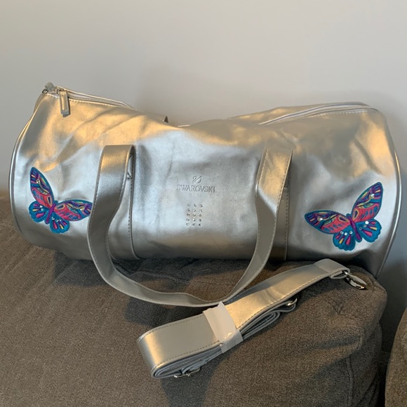 Swarovski Silver Duffel bag - like new - Picture 1 of 9